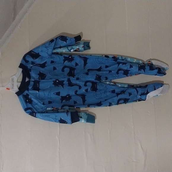 2 Pack Blanket SleepersBlue Dinosaur Print & Planes Kids One Piece - Picture 2 of 2